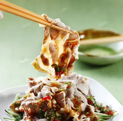 蒜泥梅花肉片