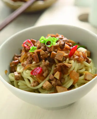 肉燥淋麵