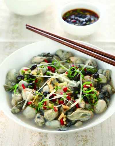 豆鼓淋鮮蚵
