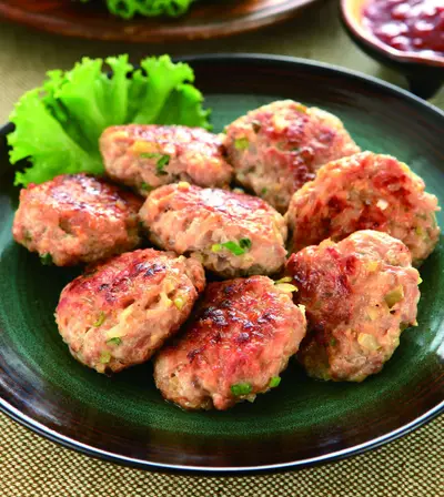 洋蔥煎肉餅