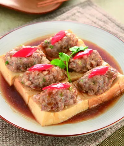 豬肉鑲豆腐