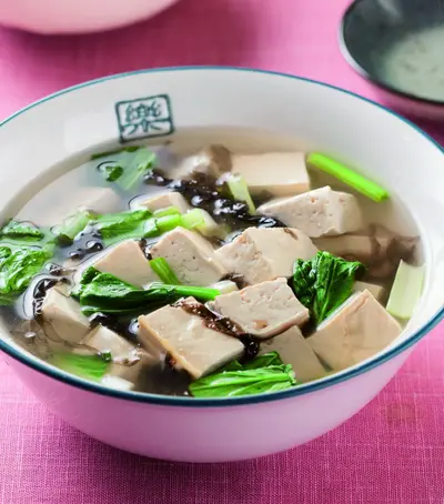 菠菜豆腐清湯