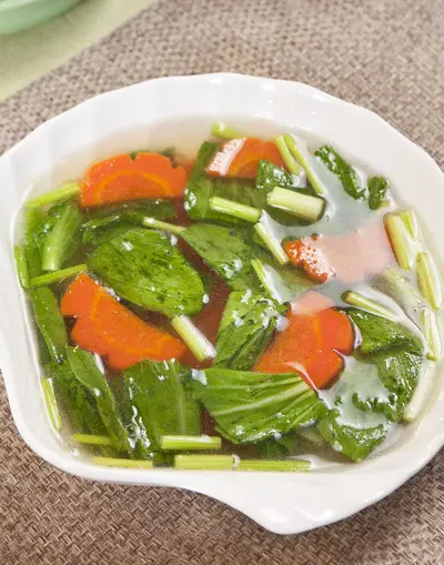 蔬菜鴨清湯