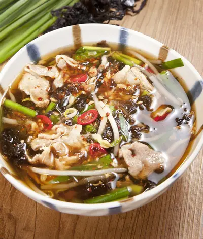 韓式芽菜肉片清湯