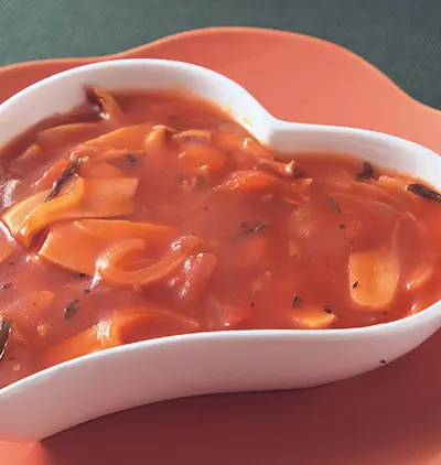 鮑魚菇蕃茄醬