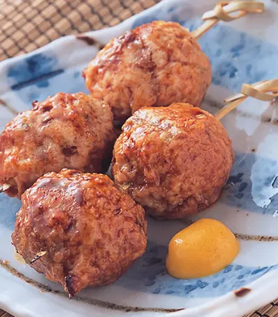 串烤雞肉丸子