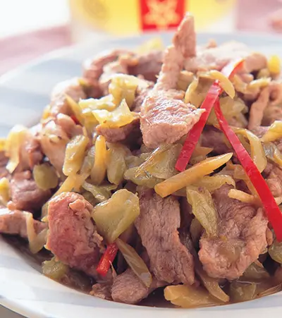 酸菜鴨肉絲