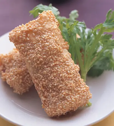 芝麻蝦捲
