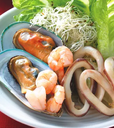 金色海鮮沙拉