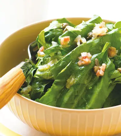 酸豆培根波菜沙拉