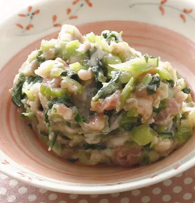 青江菜豬肉蒸餃