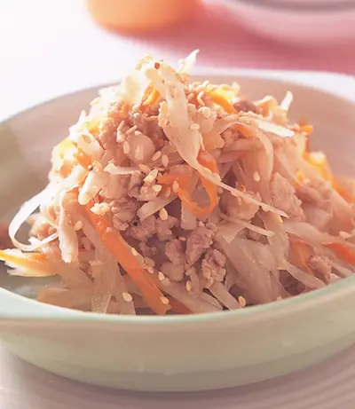 絞肉炒牛蒡