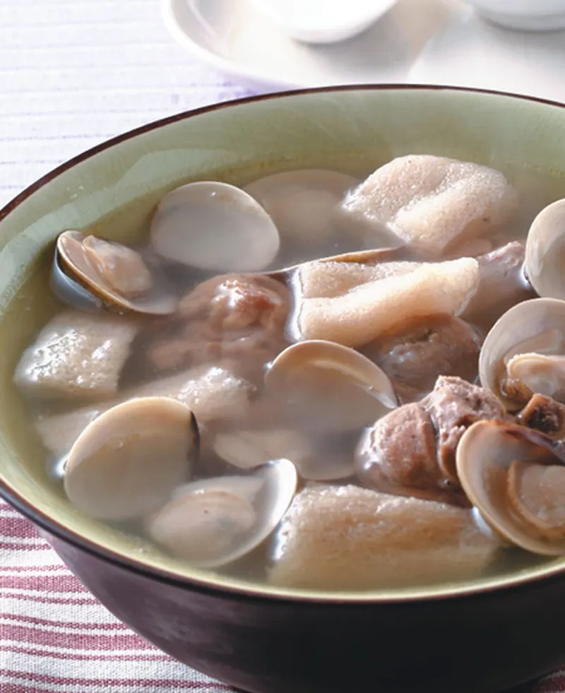 竹笙雞湯