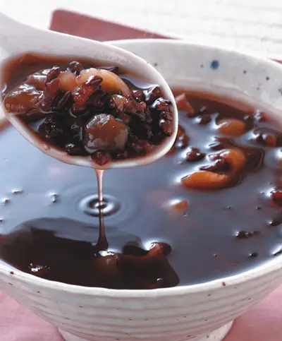 紫米桂圓湯
