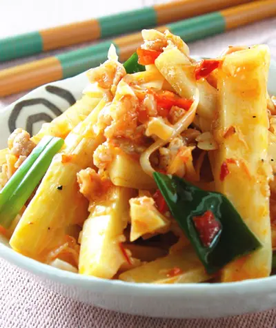 辣豆瓣桂竹筍