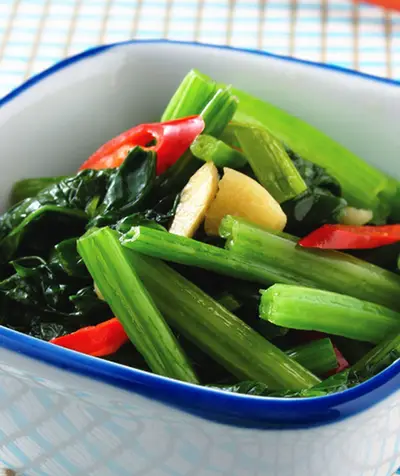 清炒波菜