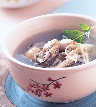 薑絲塔香鮮蚵湯