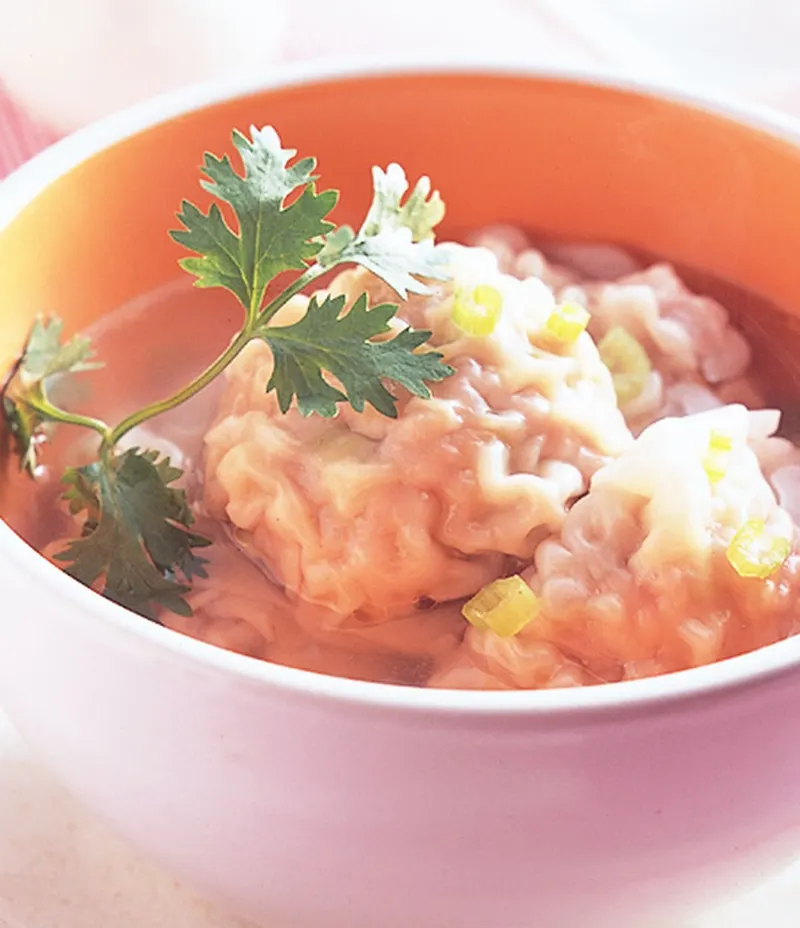 鮮蚵大餛飩湯
