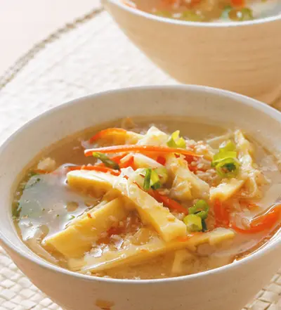筍香味噌湯