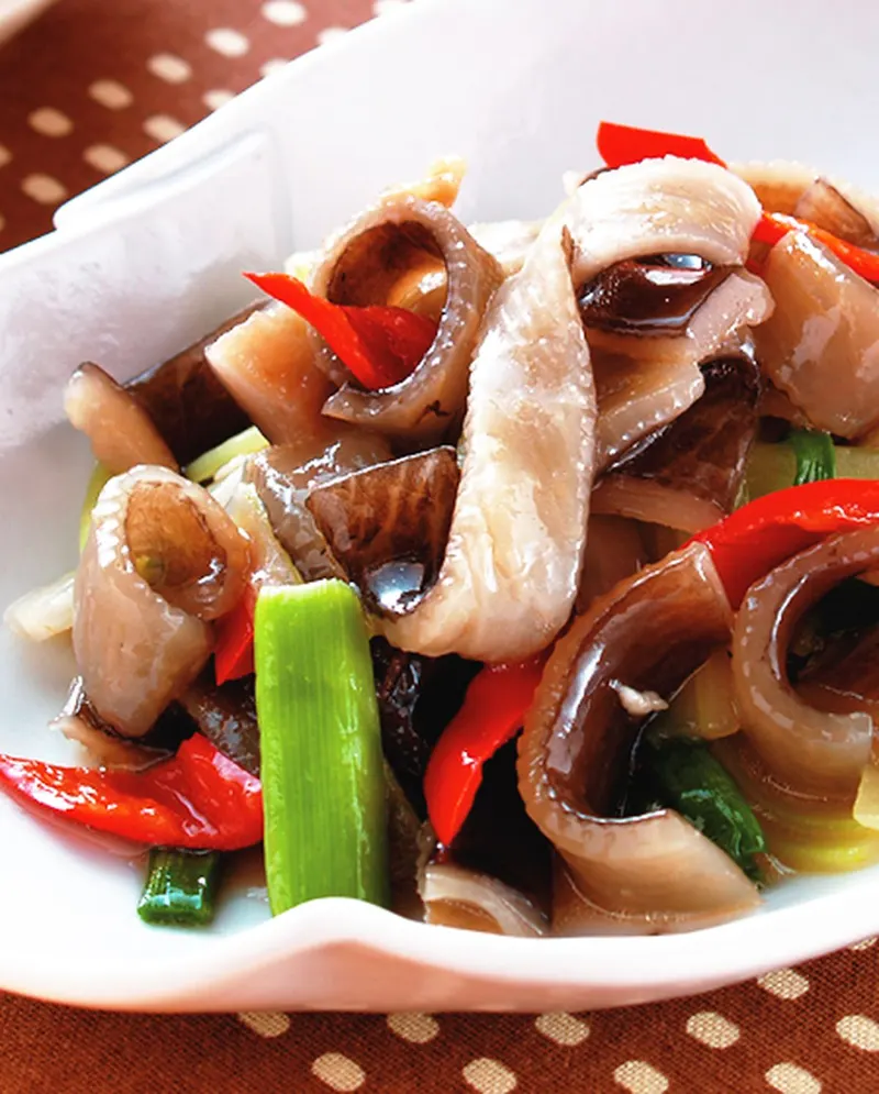 炒魚皮