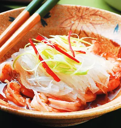 蘿蔔絲蒸蝦