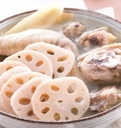 藕片燉土雞