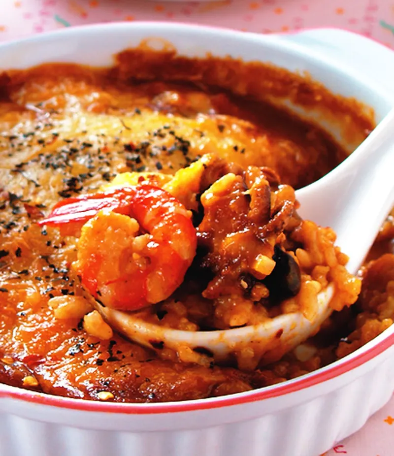 焗烤咖哩海鮮飯