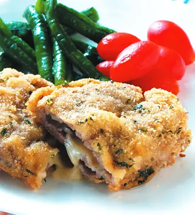 酥煎起司肉片排