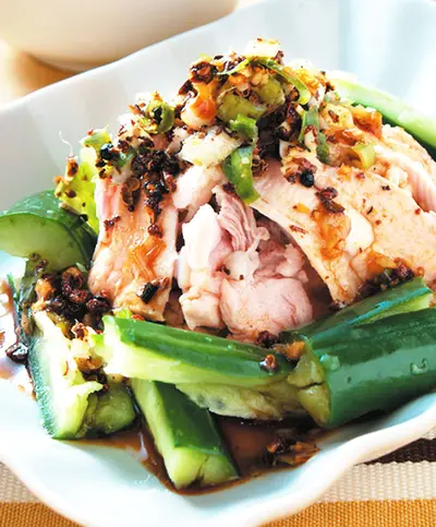 椒麻淋雞肉片