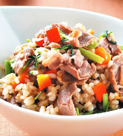 沙茶羊肉炒飯