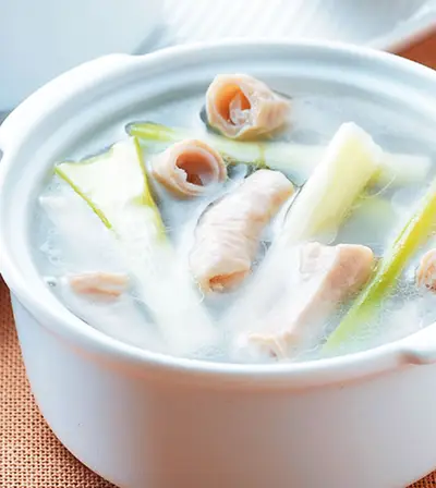 蔥燉豬腸