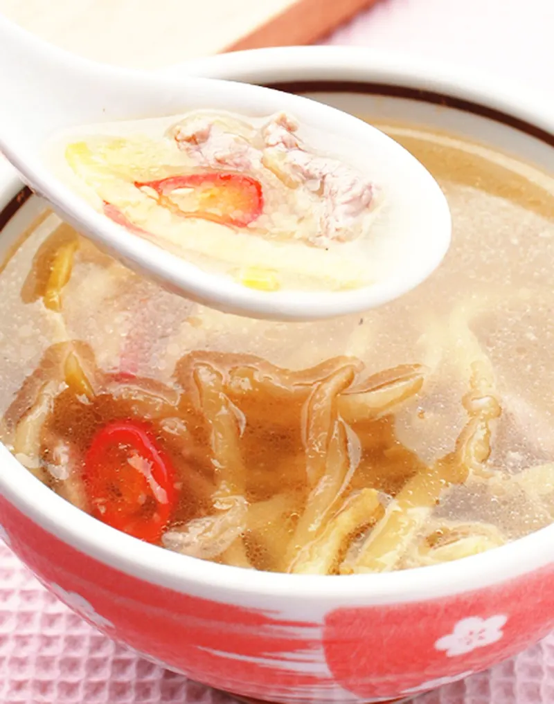 榨菜肉絲湯頭