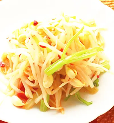 拌黃豆芽