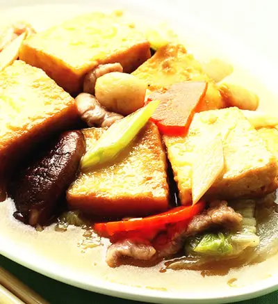白菜燴豆腐