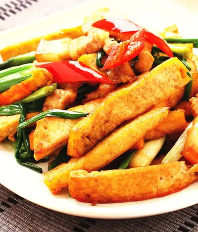 五花肉炒豆干(1)
