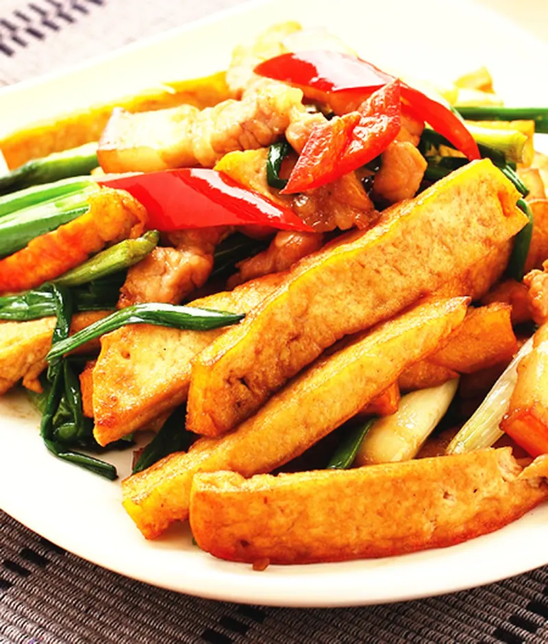 五花肉炒豆干(1)
