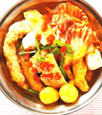 泡菜甜不辣鍋
