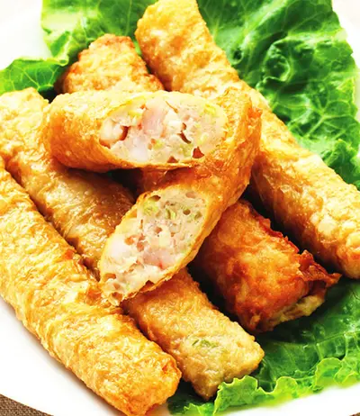 炸豆皮捲