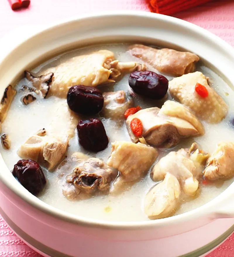 糙米漿燉雞湯
