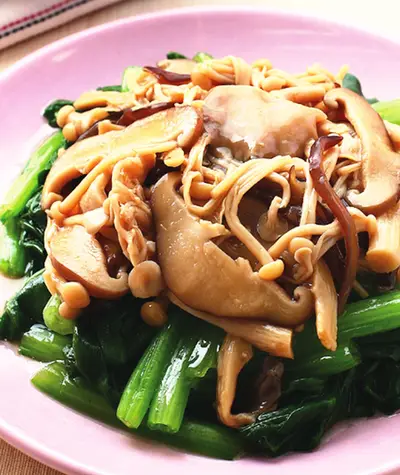 鮮菇拌青菜
