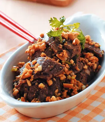 香米拌牛肉