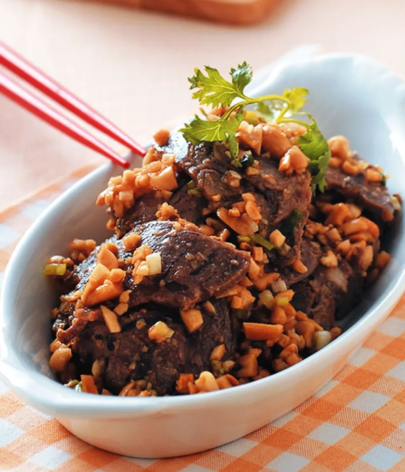 香米拌牛肉