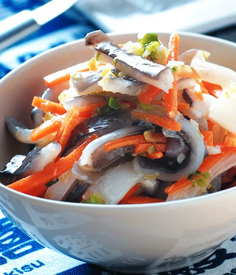 蔥油魚皮