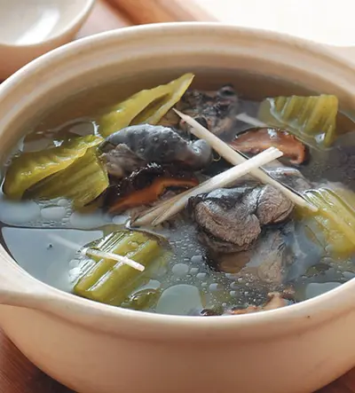 芥菜雞湯