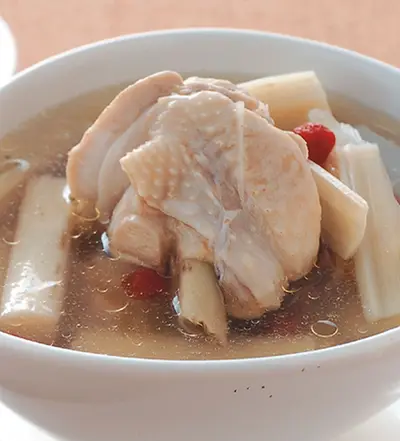 檳榔心鮮雞湯