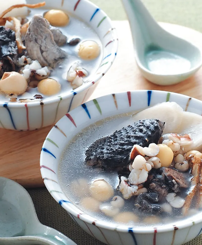 四神燉雞湯