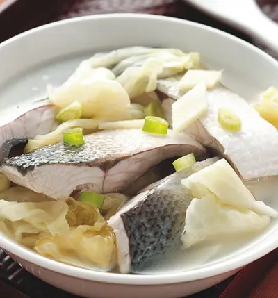 高麗菜酸煮魚湯