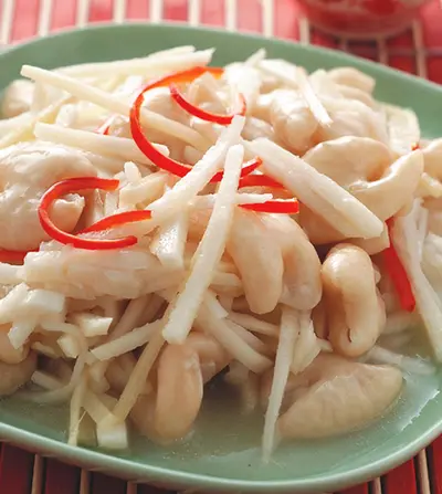 酸筍絲炒薑絲大腸