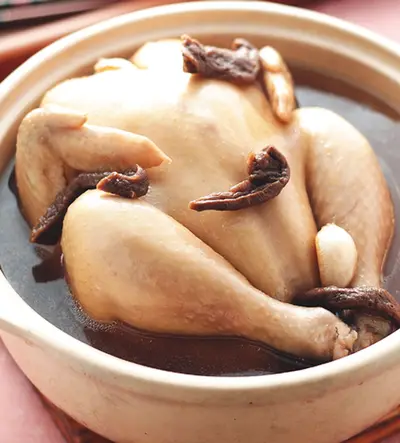 老菜脯雞湯