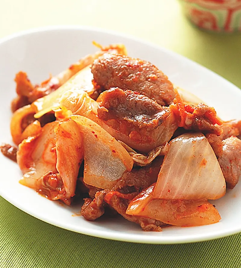 泡菜肉片